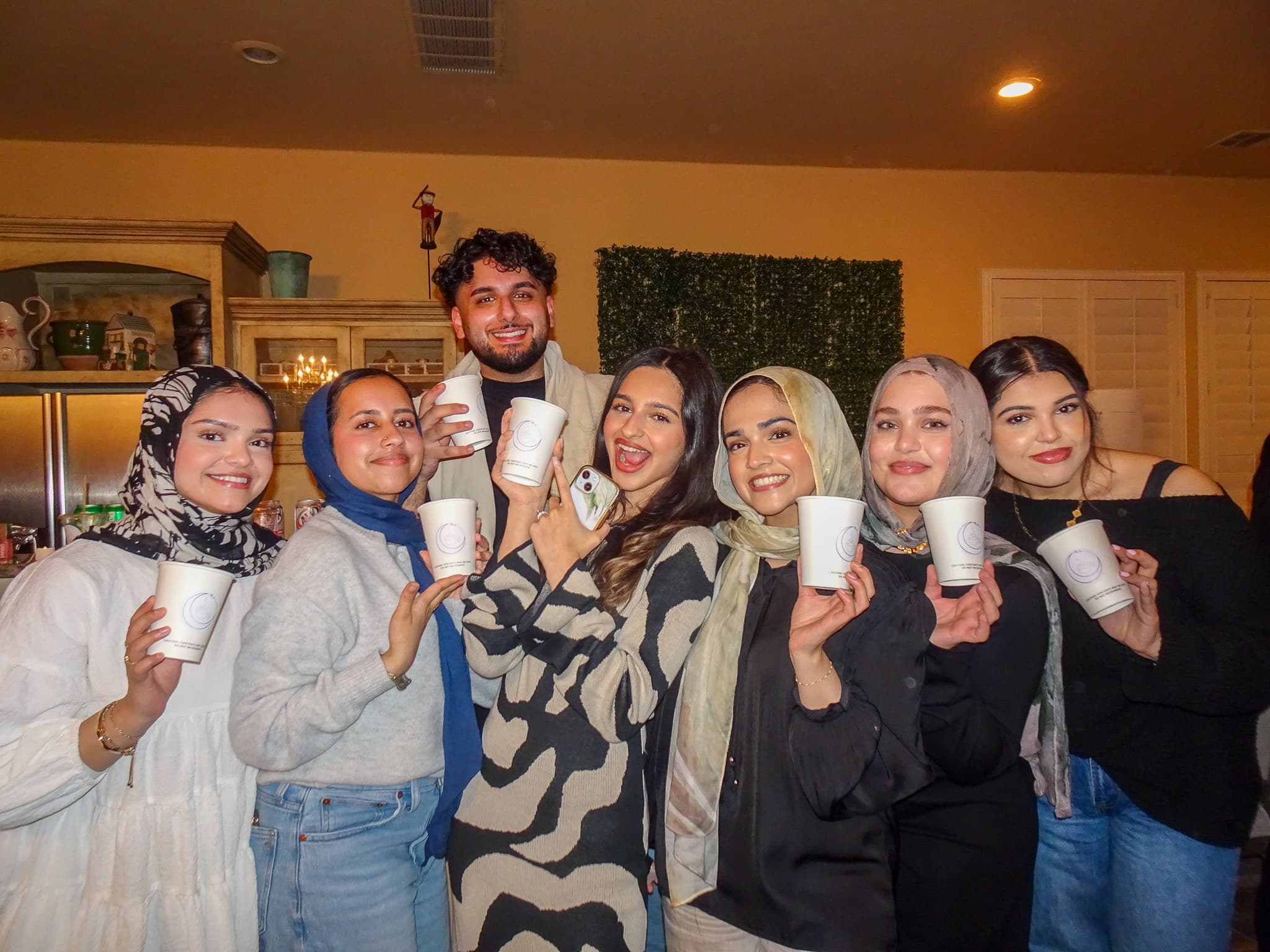 Guests enjoying specialty coffee at a Hilal Coffee event
